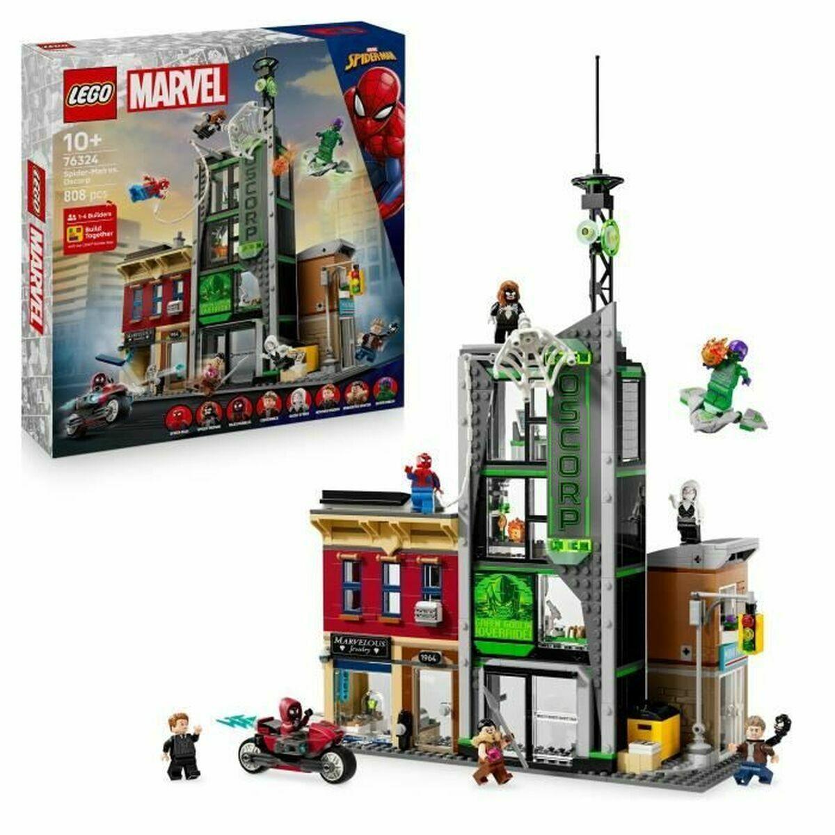 Byggelegetøj LEGO Marvel 76324 Spider-Man vs. Oscorp - 808 dele