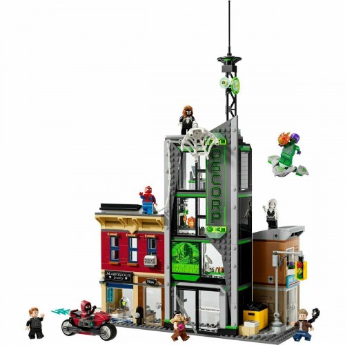 Byggelegetøj LEGO Marvel 76324 Spider-Man vs. Oscorp - 808 dele
