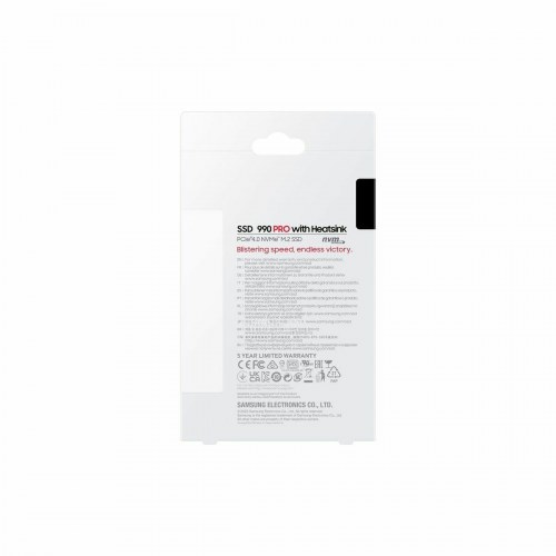 SSD harddisk Samsung 990 PRO 1 TB NVMe M.2 med heatsink