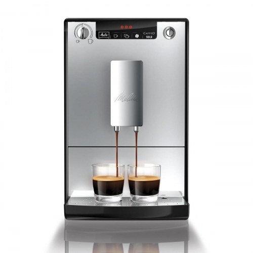 Melitta Caffeo Solo E950-103 superautomatisk espressomaskine - sølv/hvid, 15 bar, 1,2 l