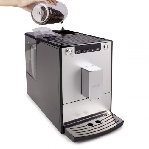 Melitta Caffeo Solo E950-103 superautomatisk espressomaskine - sølv/hvid, 15 bar, 1,2 l