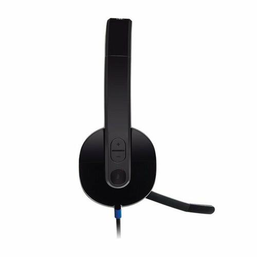 Gaming headset med mikrofon Logitech (USB) Hvid/Sort