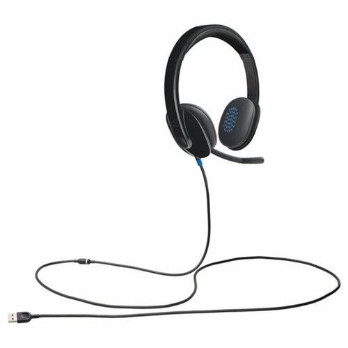 Gaming headset med mikrofon Logitech (USB) Hvid/Sort