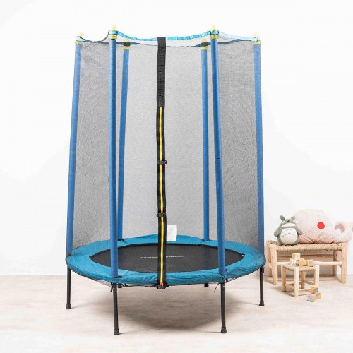 Trampolin til børn med sikkerhedsnet - Zuply, Ø140 cm