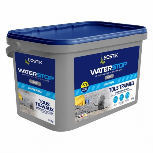 Bostik Waterstop silikone - grå, 14 kg