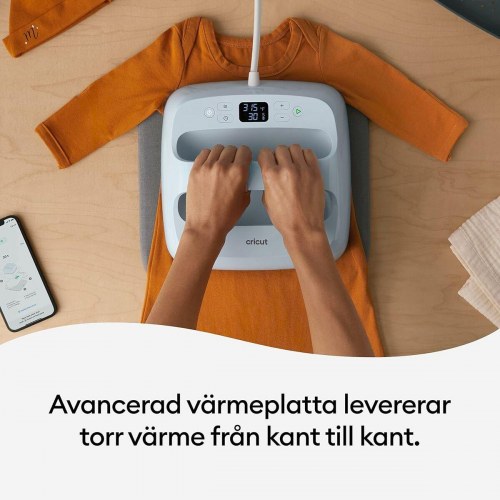 Cricut EasyPress 3 EU varmepresse - 23 × 23 cm, blå