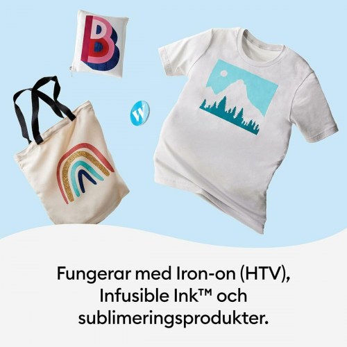 Cricut EasyPress 3 EU varmepresse - 23 × 23 cm, blå