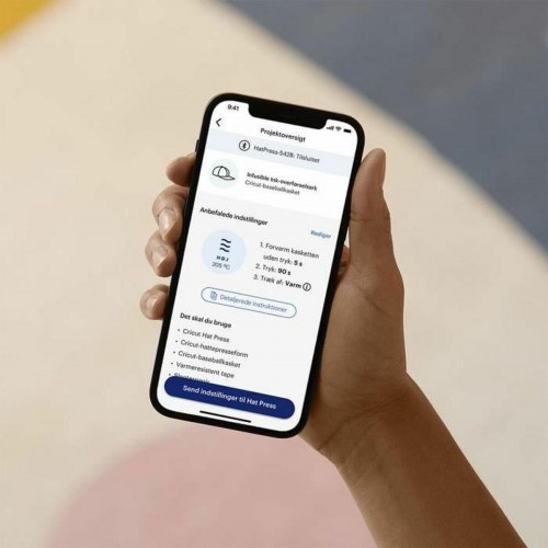 Cricut EasyPress 3 EU varmepresse - 23 × 23 cm, blå