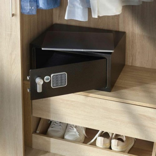 Pengeskab med elektronisk lås Yale - sort, 24 l, 20 × 43 × 35 cm