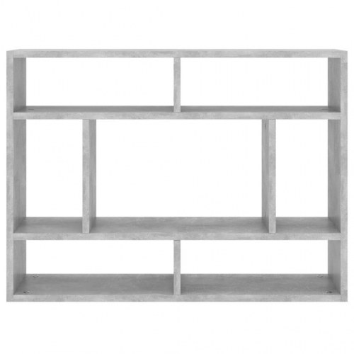 Væghylde 75x16x55 cm konstrueret træ betongrå