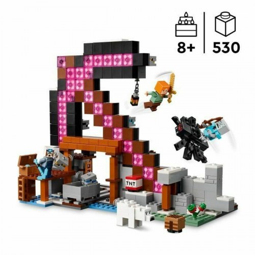 Byggesæt Lego Minecraft 21277 - The Pickaxe Mine (530 dele)