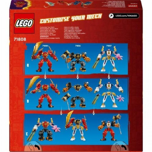 LEGO NINJAGO 71808 Kai Ild-elementær Mech - byggeleg for børn 7+