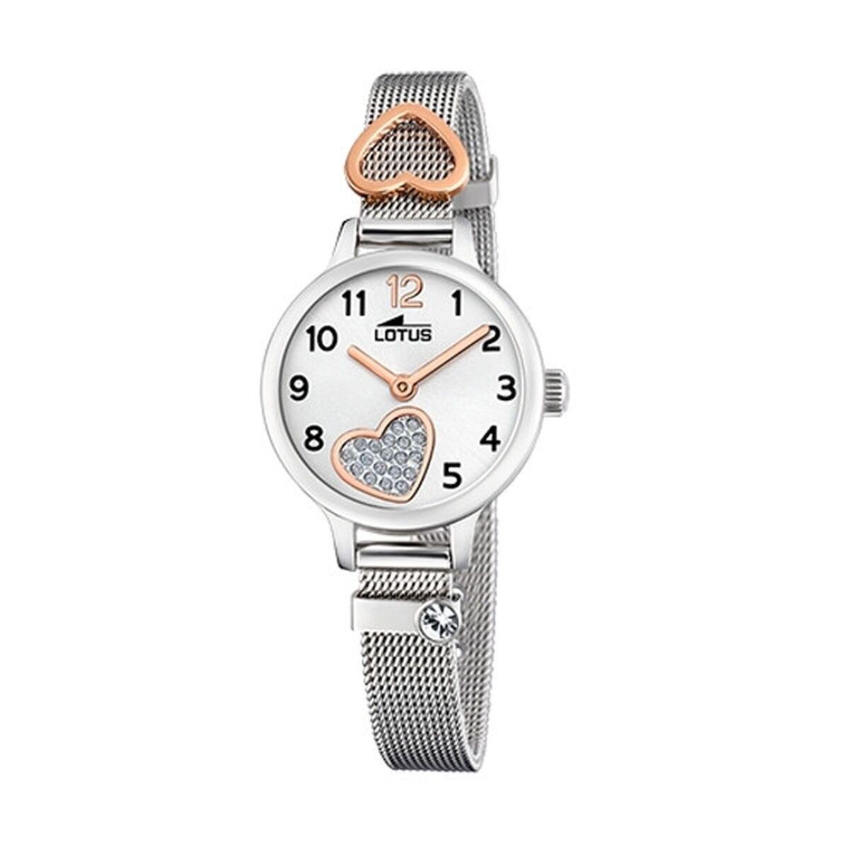 Herreur Lotus 18659/1 sølvfarvet - armbåndsur i rustfrit stål