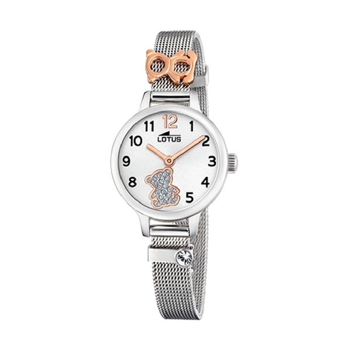 Armbåndsur til børn Lotus 18659/4 - hvid/sølvfarvet