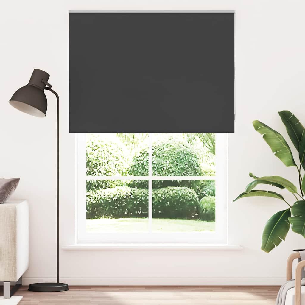 Mørklægningsrullegardin 165×230 cm - stofbredde 161,6 cm, sort polyester