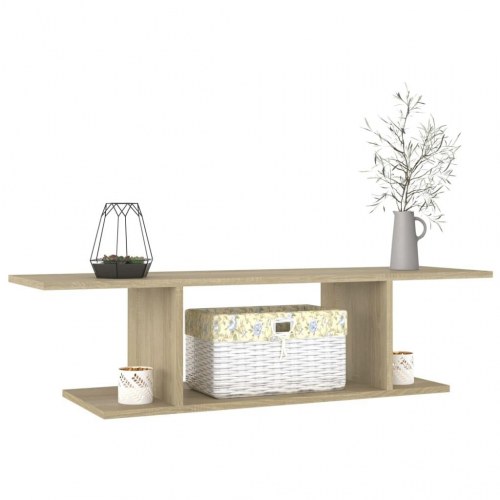 Væghængt tv-skab 103x30x26,5 cm - sonoma-eg