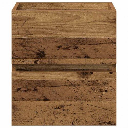 Vaskeskab Vægmonteret Sort eg 41 x 39 x 62 cm Konstrueret træ