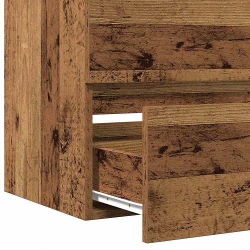 Vaskeskab Vægmonteret Sort eg 41 x 39 x 62 cm Konstrueret træ