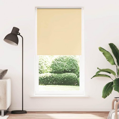 Rullegardin mørklægning - 100×230 cm, stofbredde 95,7 cm, beige polyester