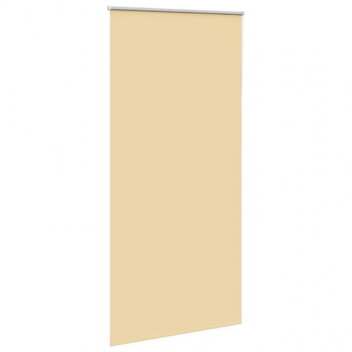 Rullegardin mørklægning - 100×230 cm, stofbredde 95,7 cm, beige polyester