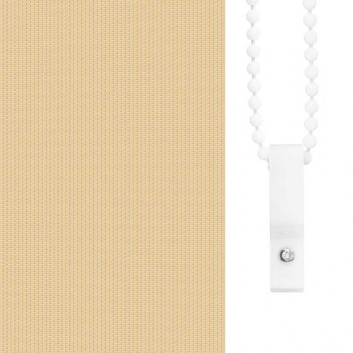 Rullegardin mørklægning - 100×230 cm, stofbredde 95,7 cm, beige polyester