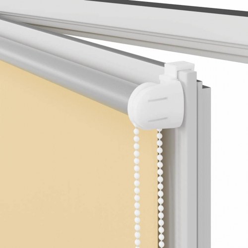 Rullegardin mørklægning - 100×230 cm, stofbredde 95,7 cm, beige polyester