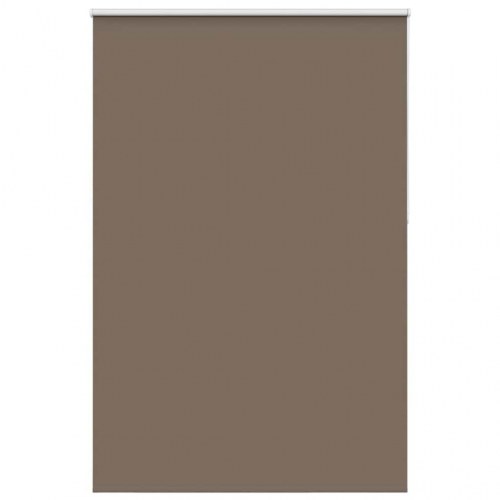 Mørklægningsrullegardin 150×210 cm - kaffefarvet polyester, stofbredde 146,6 cm