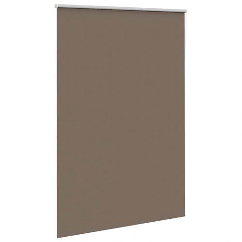 Mørklægningsrullegardin 150×210 cm - kaffefarvet polyester, stofbredde 146,6 cm