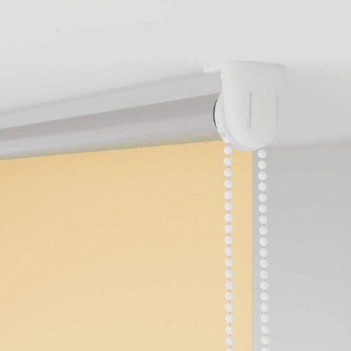 Mørklægningsrullegardin 115×210 cm - stofbredde 110,7 cm, polyester, beige