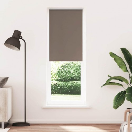 Rullegardin mørklægning 80×210 cm - kaffefarvet polyester