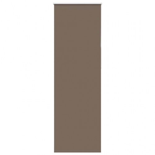 Rullegardin mørklægning 75×210 cm - kaffefarvet polyester