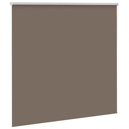 Mørklægnings-rullegardin 150×175 cm - kaffefarvet, polyester