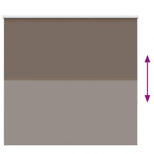 Mørklægnings-rullegardin 150×175 cm - kaffefarvet, polyester