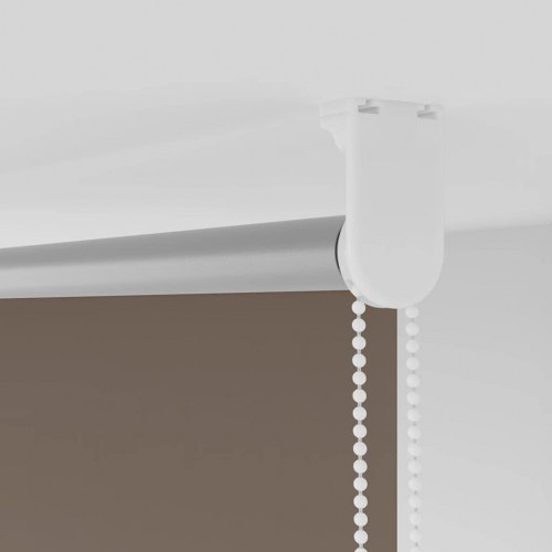 Mørklægnings-rullegardin 150×175 cm - kaffefarvet, polyester