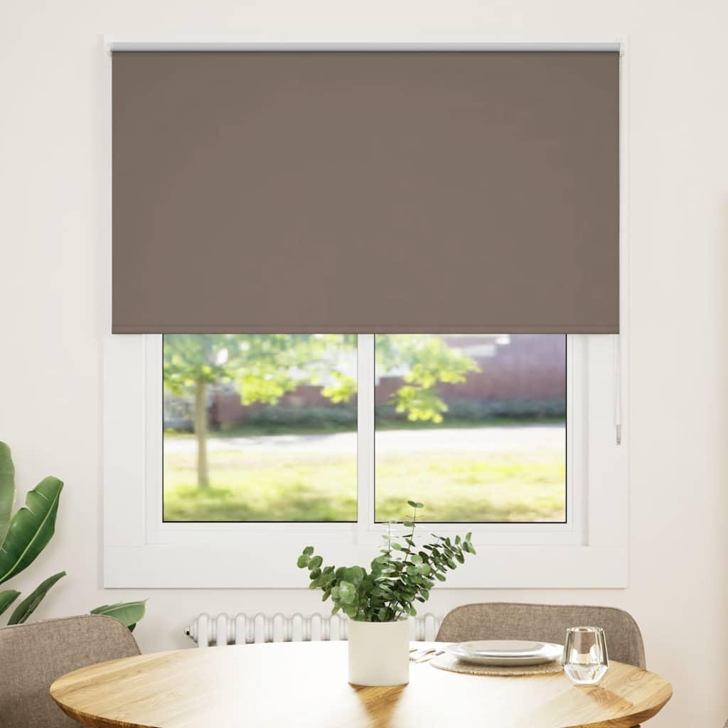 Mørklægningsrullegardin 130×175 cm - kaffefarvet, polyester
