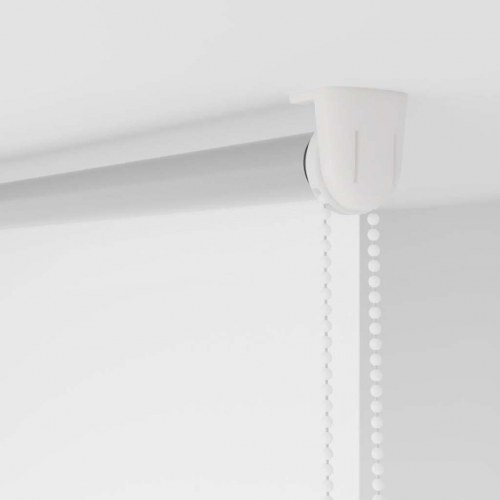 Mørklægningsrullegardin 150×230 cm - stofbredde 146,6 cm, hvid polyester