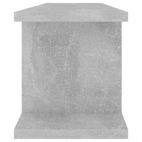 Væghylder 2 stk. 75 x 18 x 20 cm - betongrå