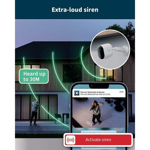 Overvågningskamera Arlo - trådløs Wi‑Fi (sæt med 4)
