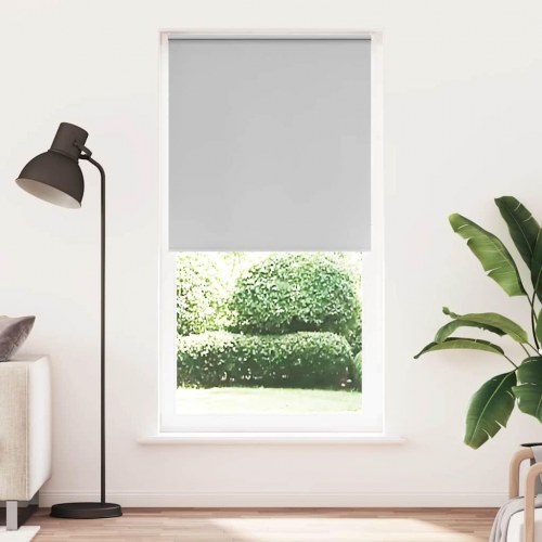 Mørklægningsrullegardin 100×230 cm - lysegrå, stofbredde 95,7 cm