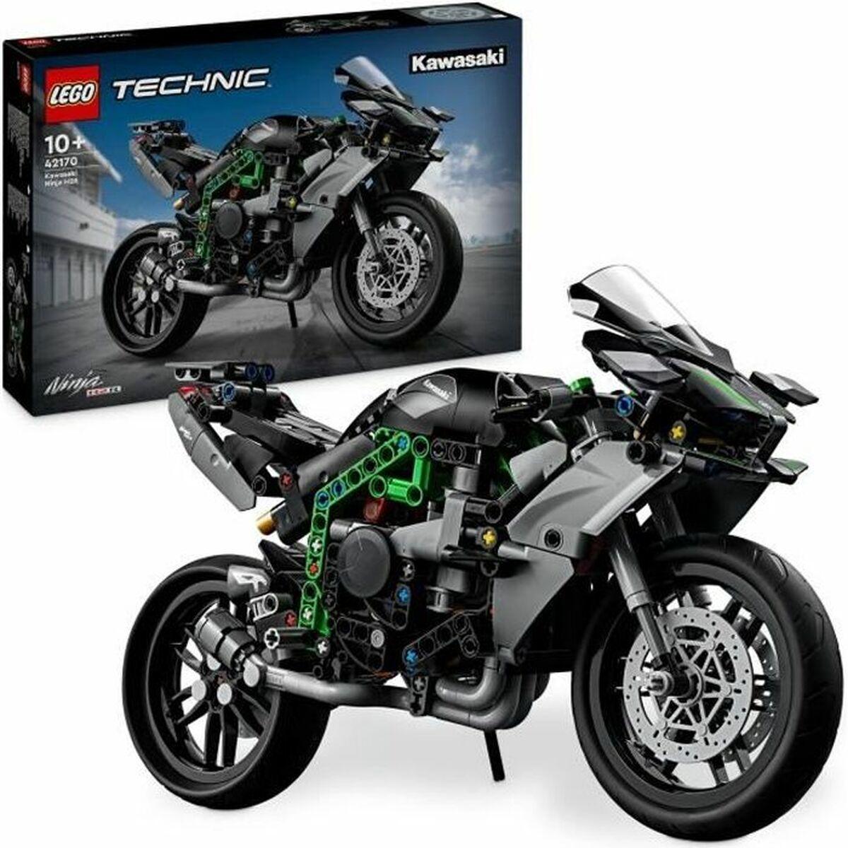 Byggesæt Lego Technic 42170 Kawasaki Ninja H2R - Sort, 643 dele