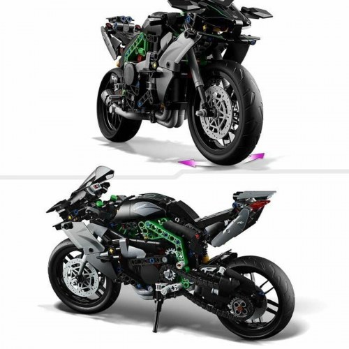 Byggesæt Lego Technic 42170 Kawasaki Ninja H2R - Sort, 643 dele