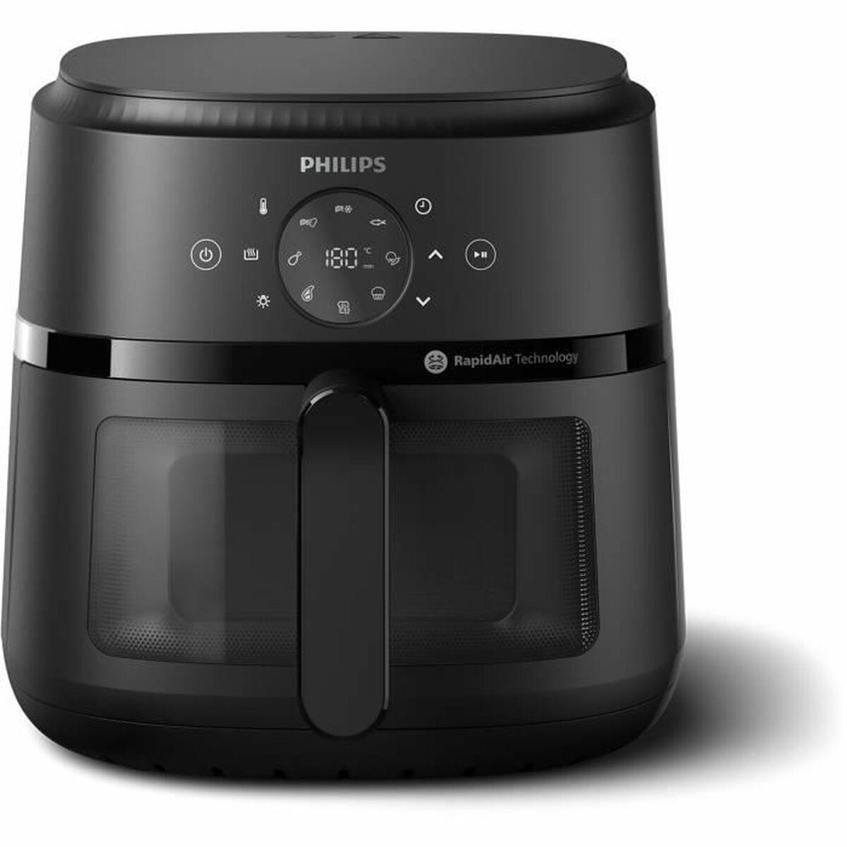 Airfryer Philips NA230/00 - sort 6,2 l, 1.700 W