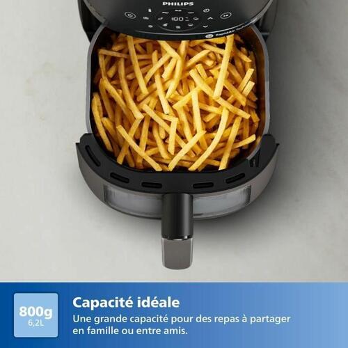 Airfryer Philips NA230/00 - sort 6,2 l, 1.700 W