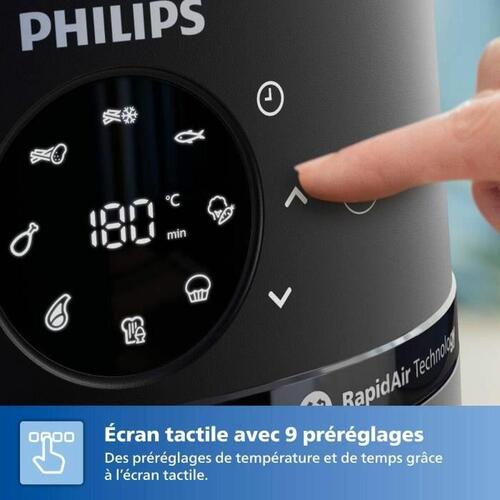 Airfryer Philips NA230/00 - sort 6,2 l, 1.700 W
