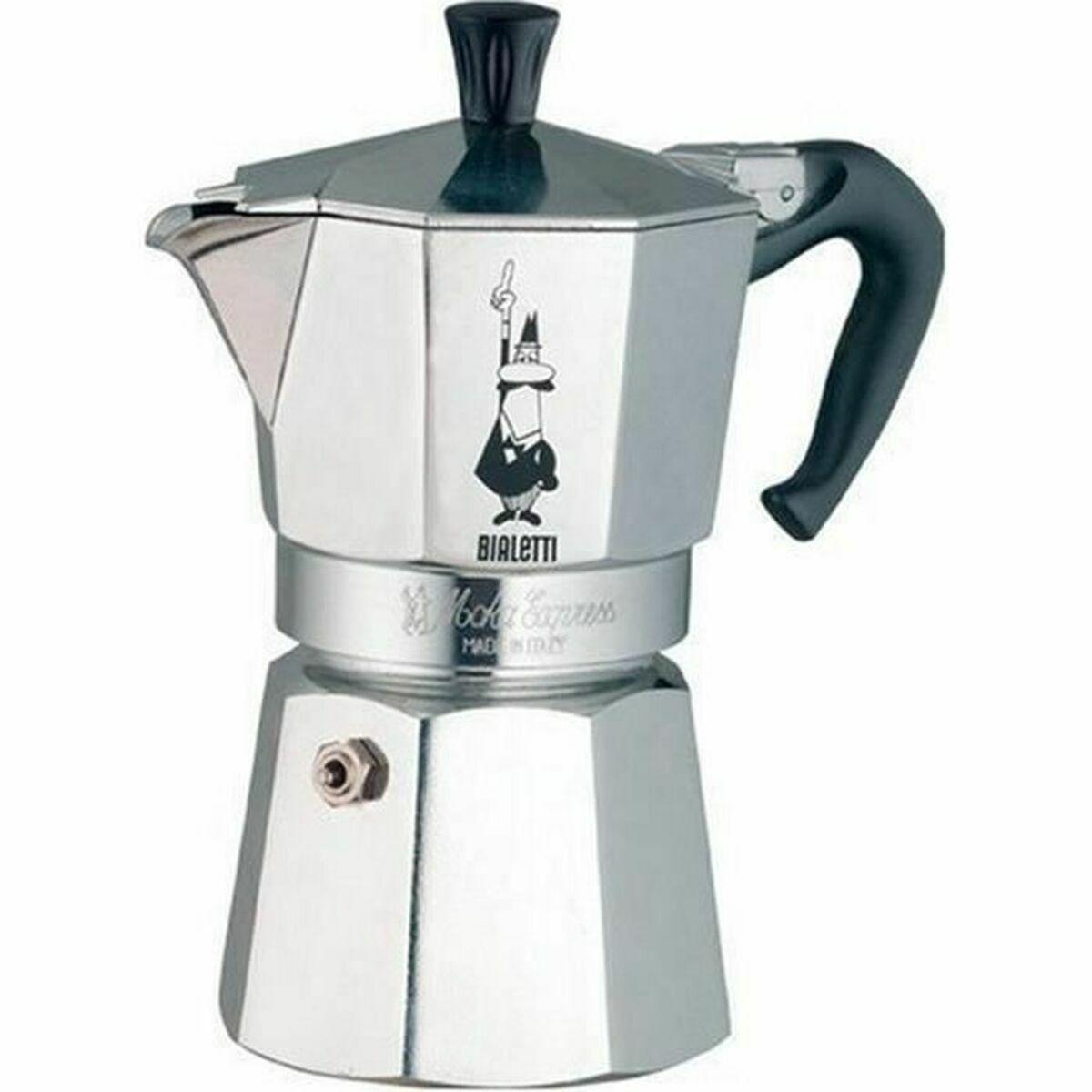 Espressokande Bialetti Moka Express 4 kopper - sølv, aluminium