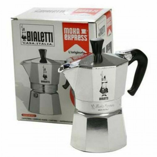 Espressokande Bialetti Moka Express 4 kopper - sølv, aluminium