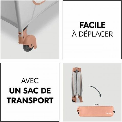 Rejseseng Hauck - brun, foldbar vugge til baby