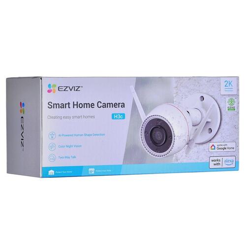 Overvågningskamera Ezviz H3C 2K - Wi‑Fi, 3 MP, IP67