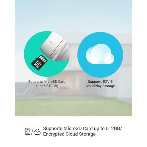 Overvågningskamera Ezviz H3C 2K - Wi‑Fi, 3 MP, IP67