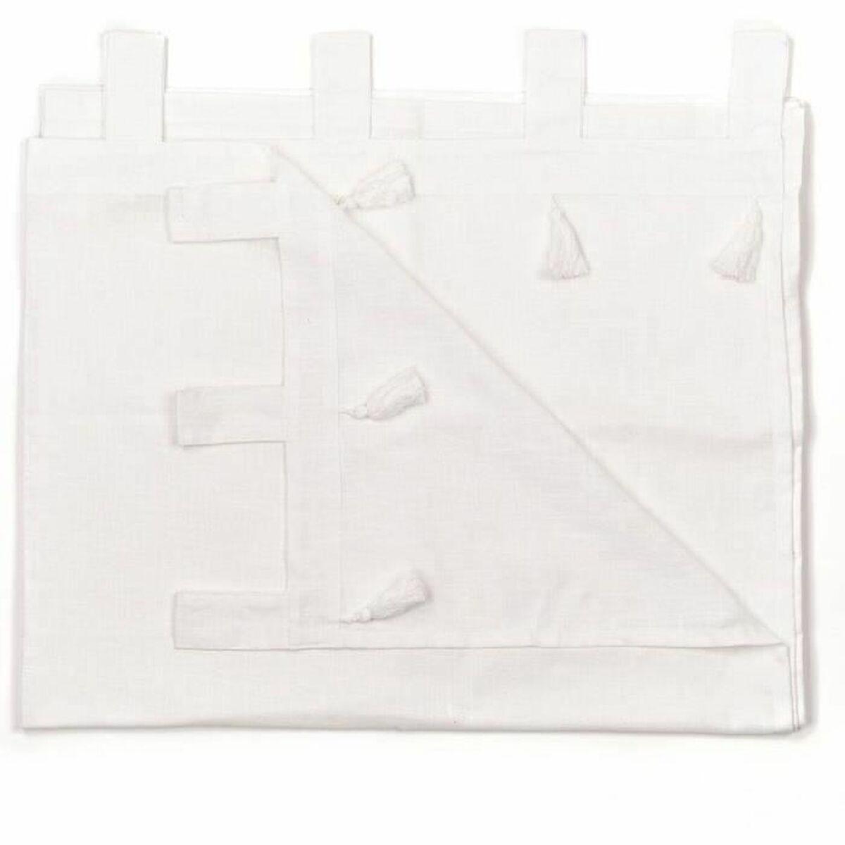 Gardin med stropper TODAY HOY Charme - hvid polyester